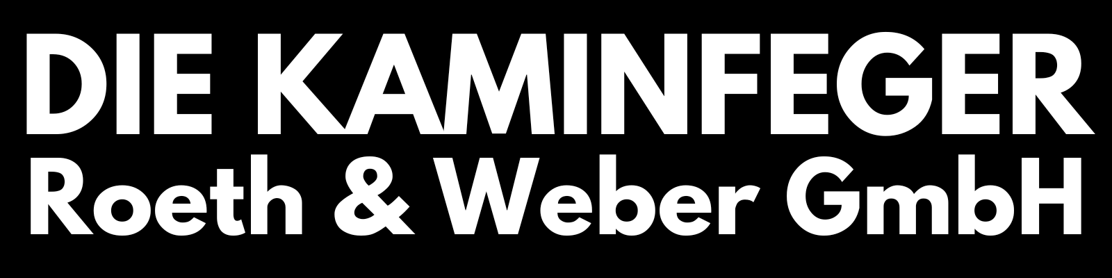Die Kaminfeger Roeth & Weber GmbH, Logo mit Schriftzug